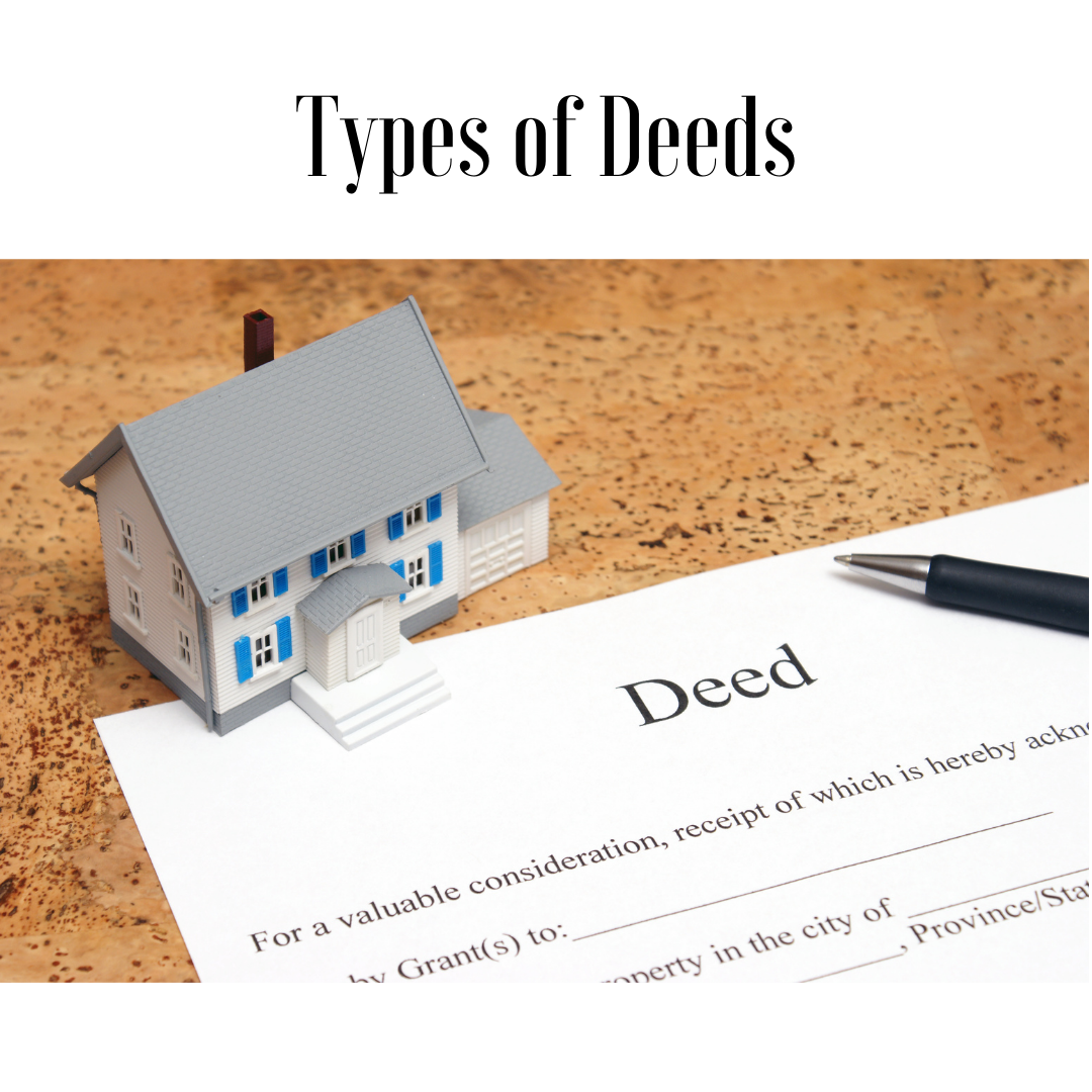 Types of Deeds | Your Window to Real Estate Blog | Search Chattanooga ...