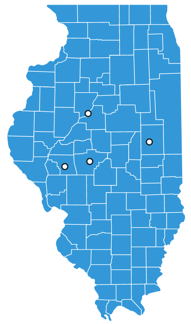 Map of Illinois