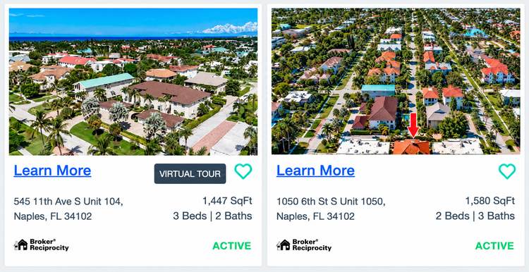 Franciscan Olde Naples condominiums and nearby condos for sale