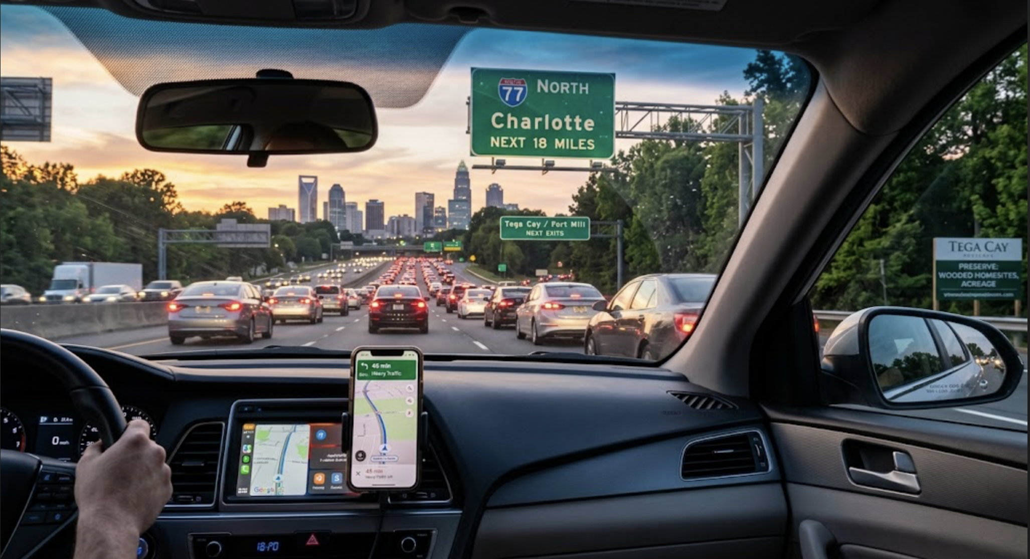 What Happens When Your Dream Charlotte-Area Neighborhood Has a Long Commute?