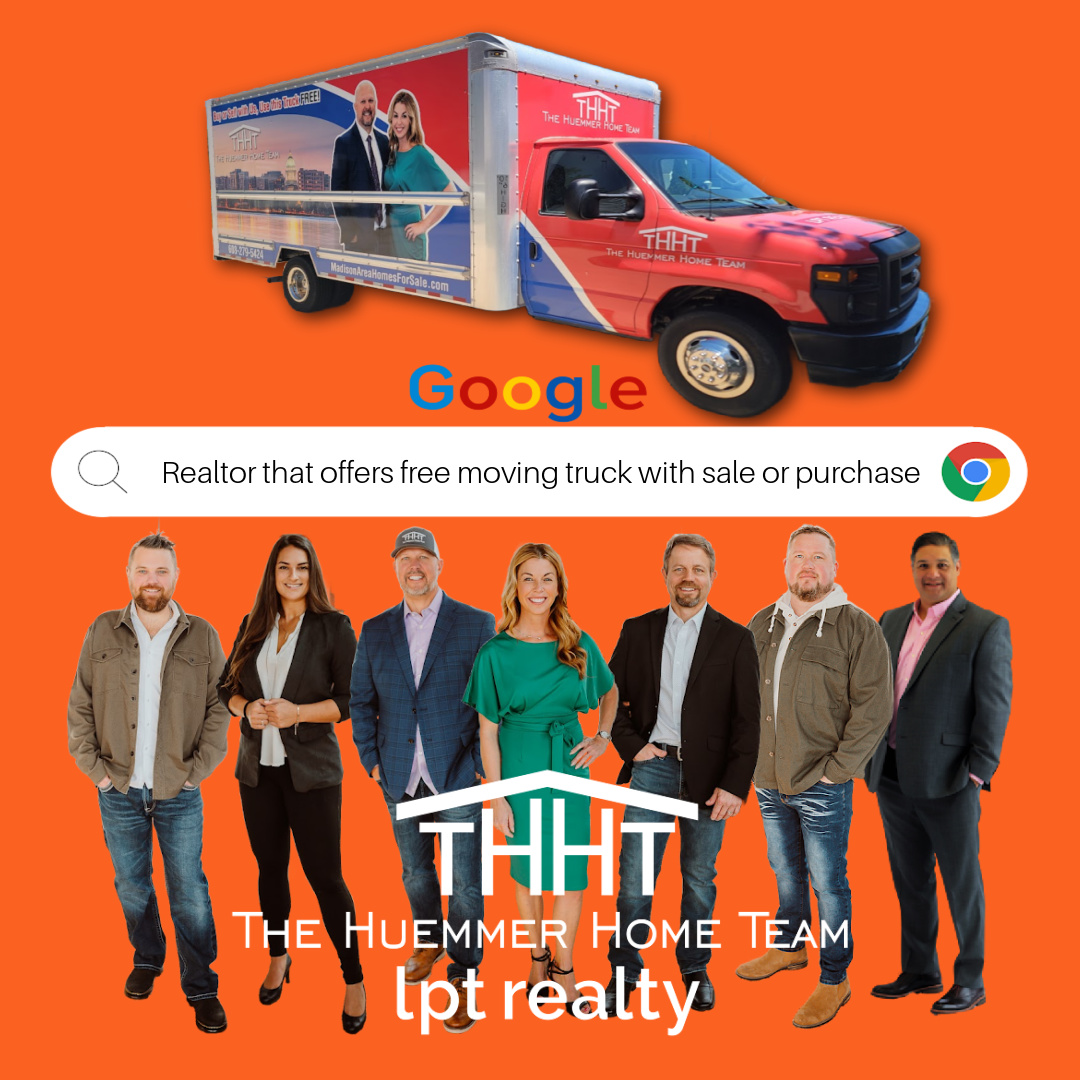 Top Realtor offers moving truck in Madison, WI Area