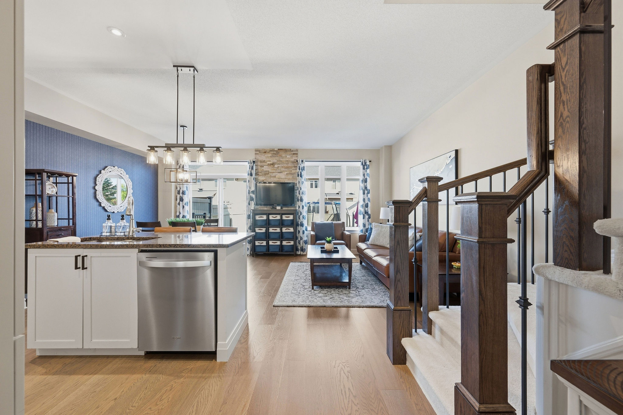 Open main level at 2221 Angelica Avenue