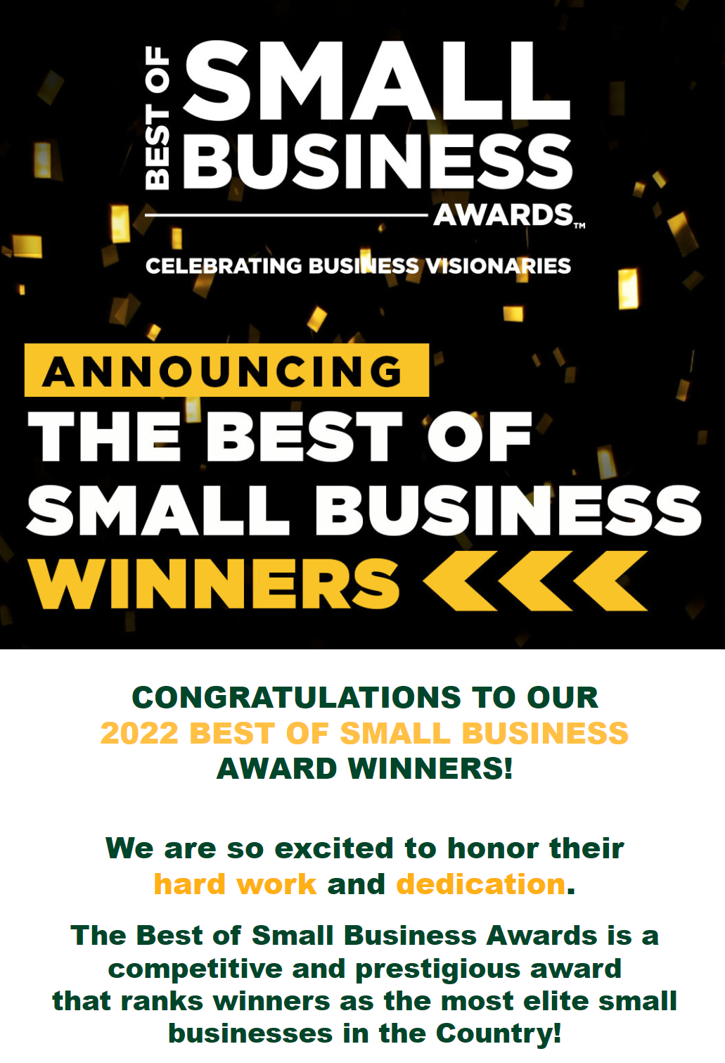 Your Home Sold Guaranteed Realty Has Won The Prestigious SB100 Award At THE BEST OF SMALL BUSINESS AWARDS