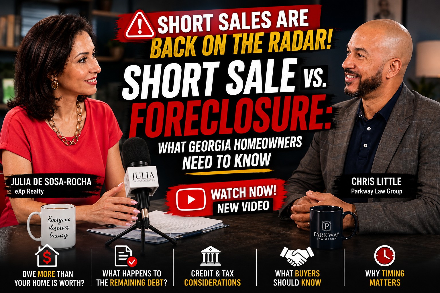 SHORT SALES ARE BACK ON THE RADAR | Short Sale vs. Foreclosure: What Georgia Homeowners MUST Know