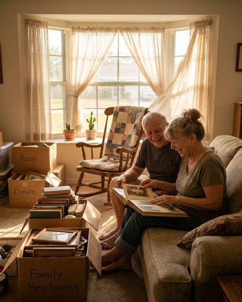 Decluttering early gives downsizing retirees more control and less stress when making a move.
