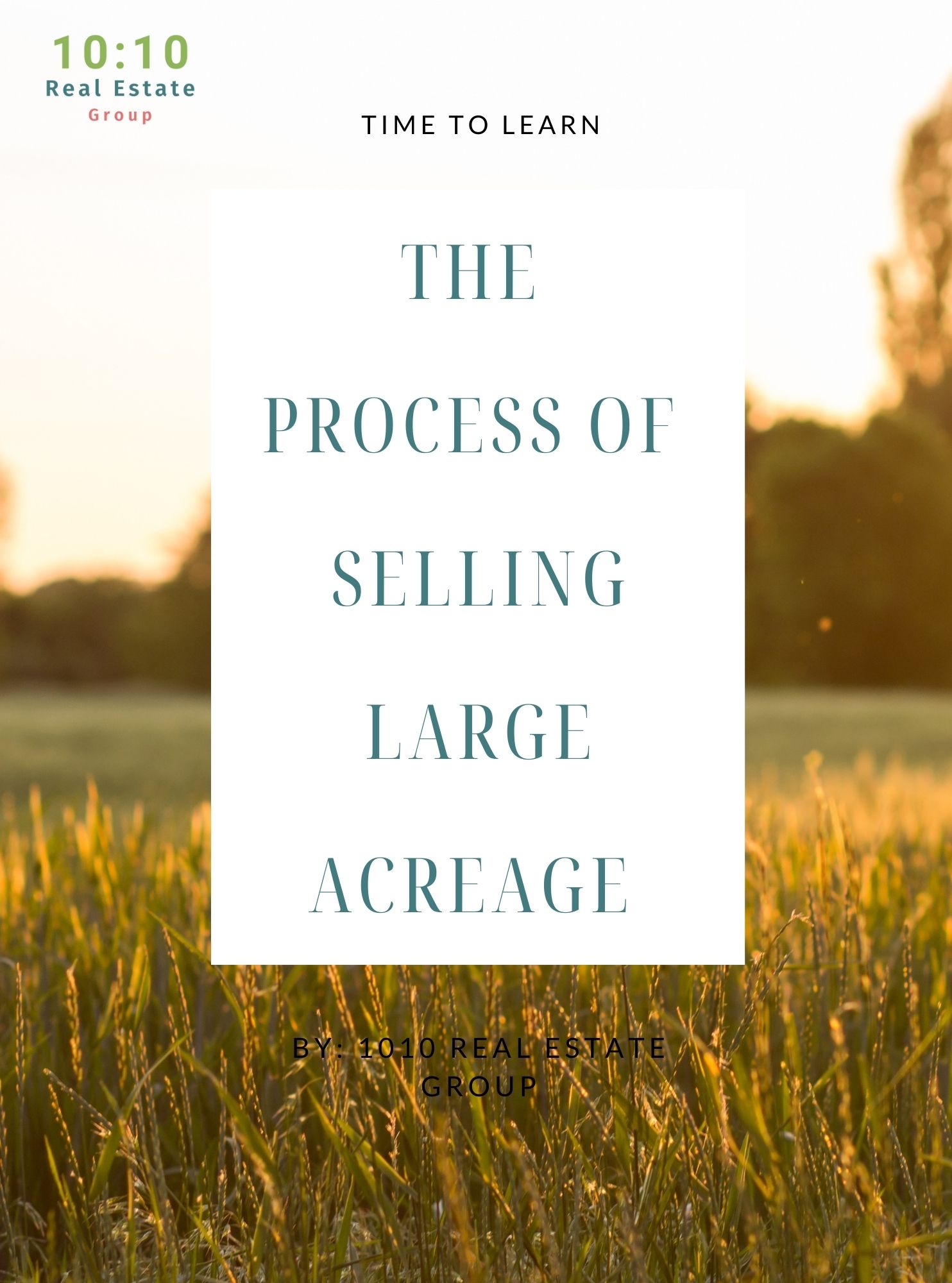Selling Large Acreage
