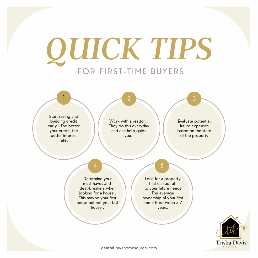 First Time Home buyer tips Real Estate Tips List Instagram Post.png