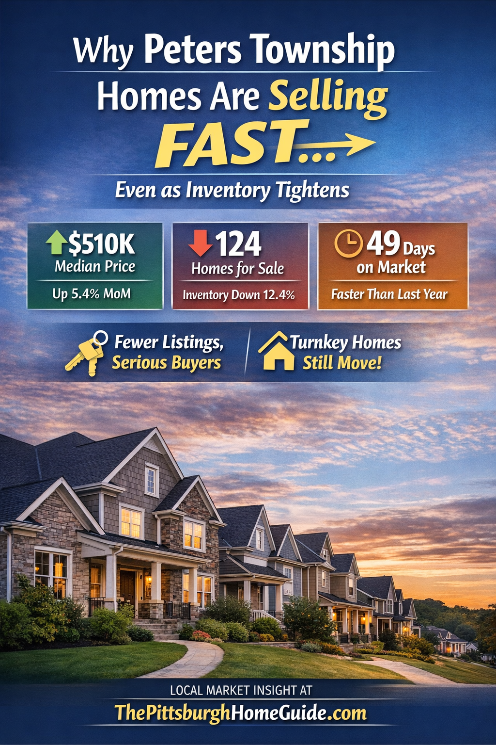 Why Peters Township Homes Are Still Selling Fast—Even as Inventory Tightens