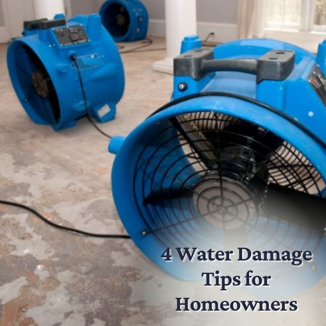 4 Water Damage Tips for Homeowners
