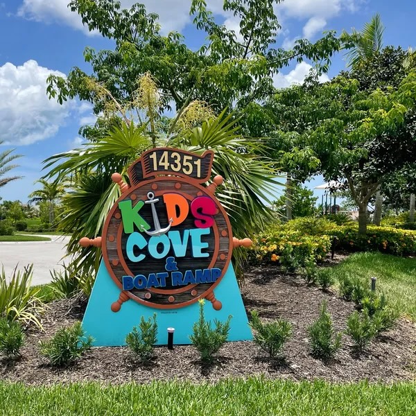Kids Cove playground and family recreation area at Naples Reserve Naples Florida