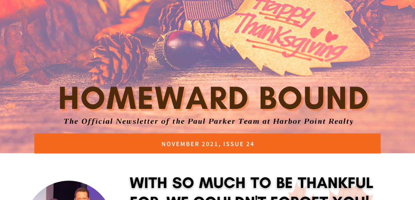 November Homeward Bound Newsletter 2021