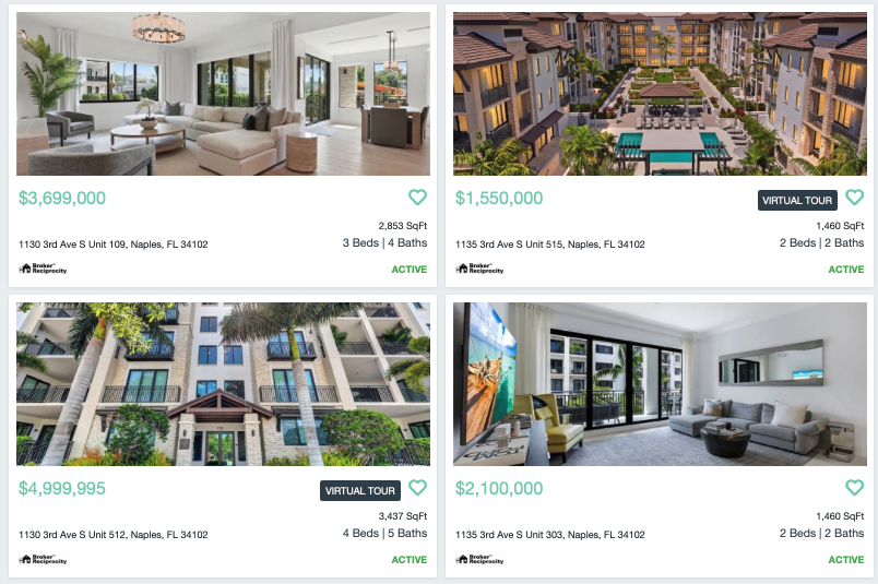 Naples Square condos for sale in Downtown Naples Florida