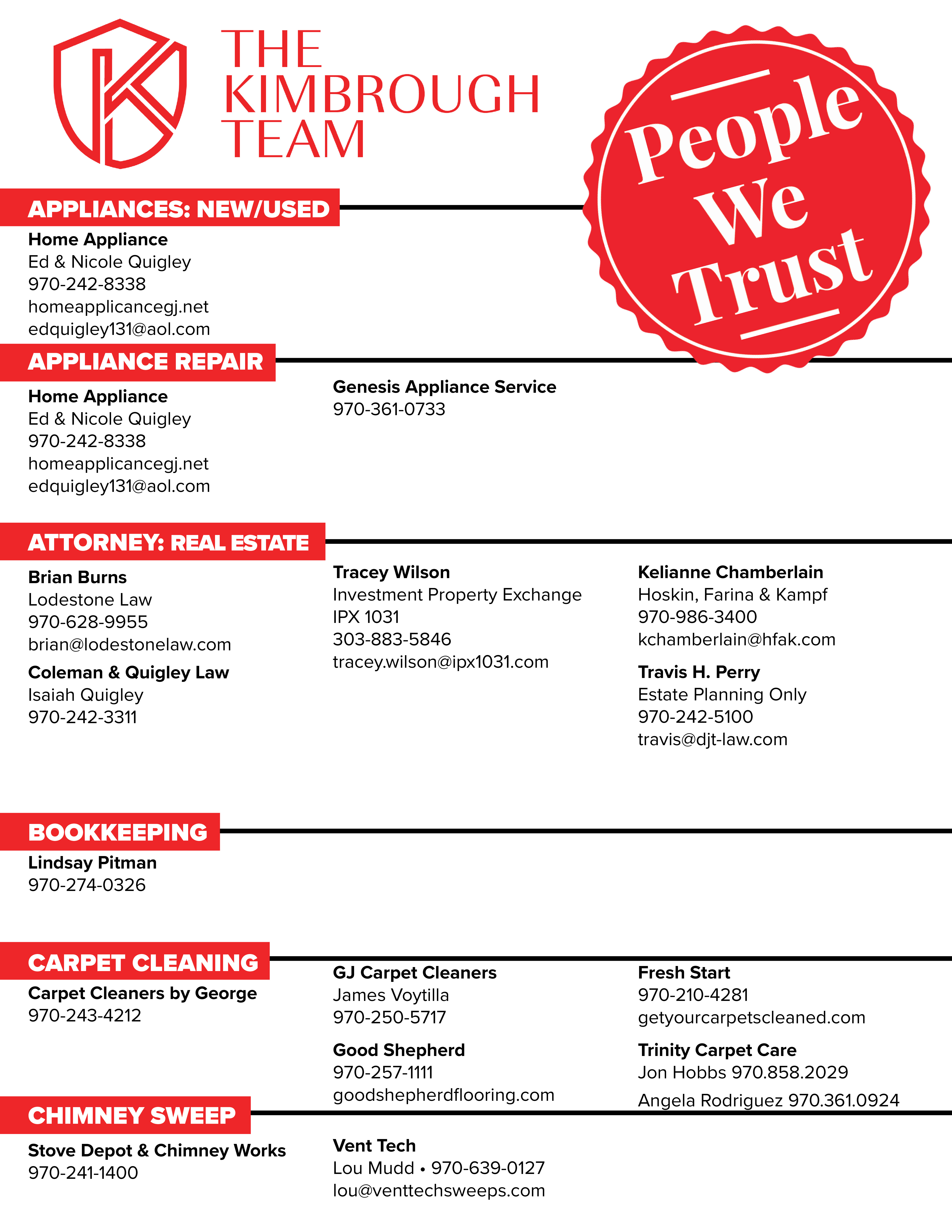 People We Trust grand junction