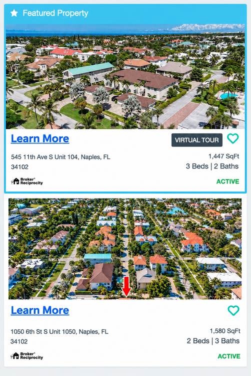 St Charles Olde Naples condos and nearby homes for sale