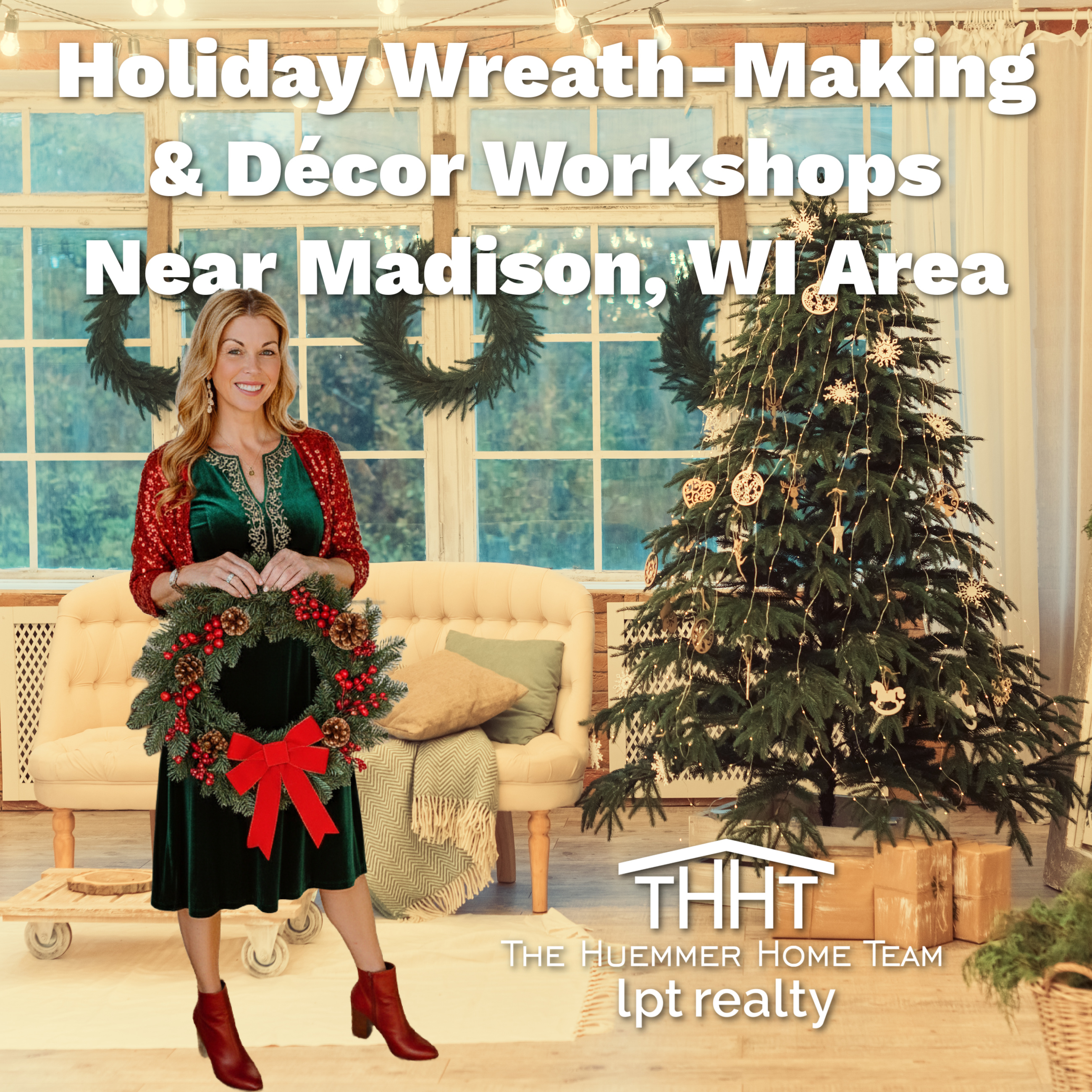 Holiday Wreath-Making & Décor Workshops Near Madison, WI Area