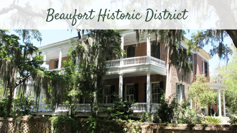 The Beautiful Historic District of Downtown Beaufort