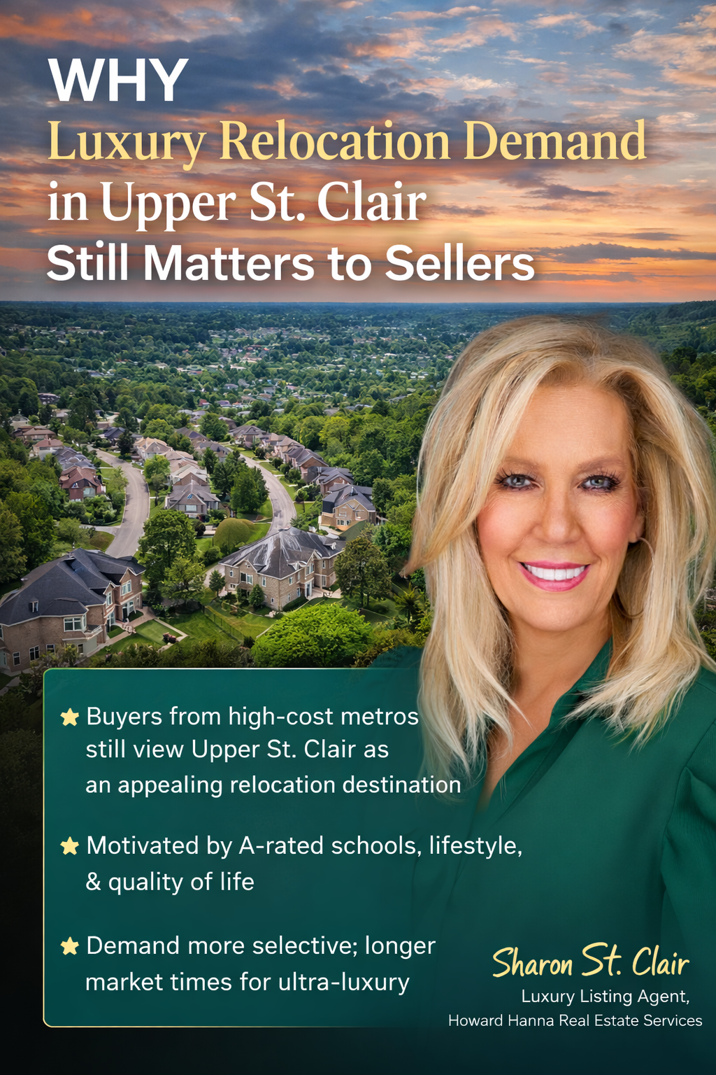 Why Luxury Relocation Demand in Upper St. Clair Still Matters to Sellers