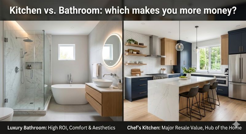 Kitchen or Bathroom: Where Should You Spend $10K Before Selling?