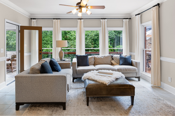 Professionally staged Marietta GA home for sale