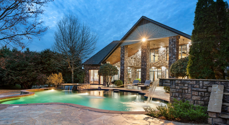 Luxury outdoor living space in Georgia