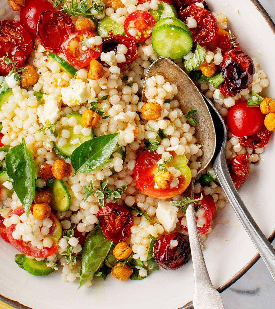 Dava's salad: Cherry Tomato Couscous Salad