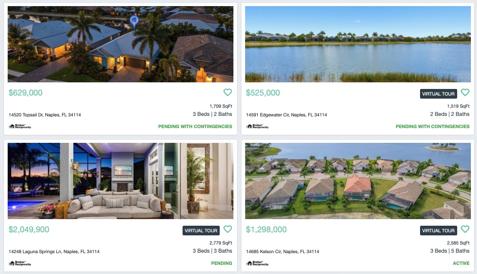 Naples Reserve homes and villas for sale in Naples Florida