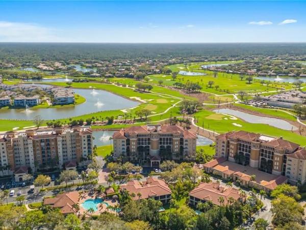 The Vineyards Community Drone view of The Vineyards Naples FL