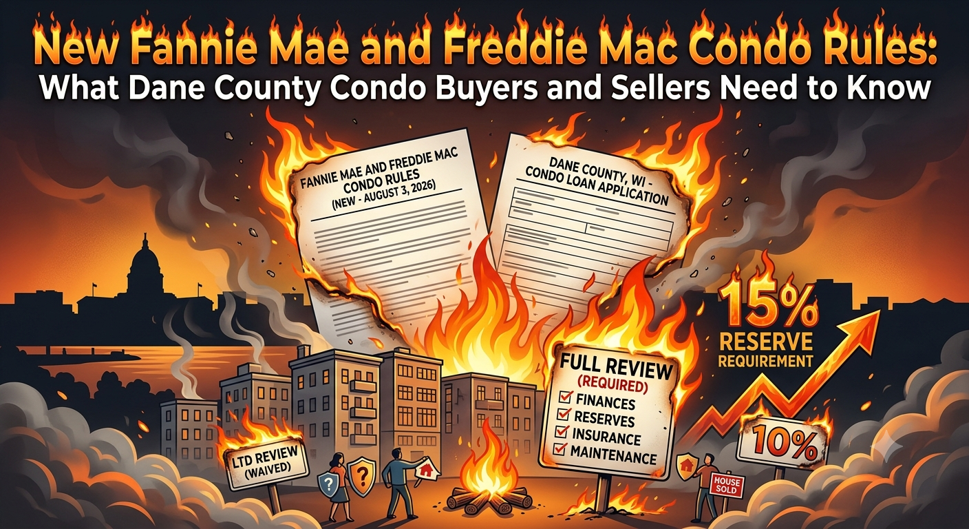New Fannie Mae and Freddie Mac Condo Rules: What Dane County Condo Buyers and Sellers Need to Know