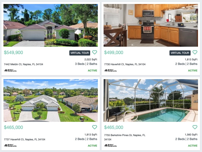 The Shores at Berkshire Lakes homes for sale in Naples FL including single family homes villas and condos