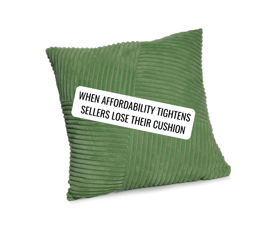 When Affordability Tightens, Sellers Lose Their Cushion
