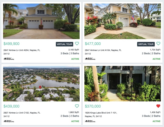 Kings Lake condos for sale in Naples Florida
