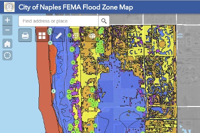 City of Naples flood-zone information for Naples, Florida homebuyers
