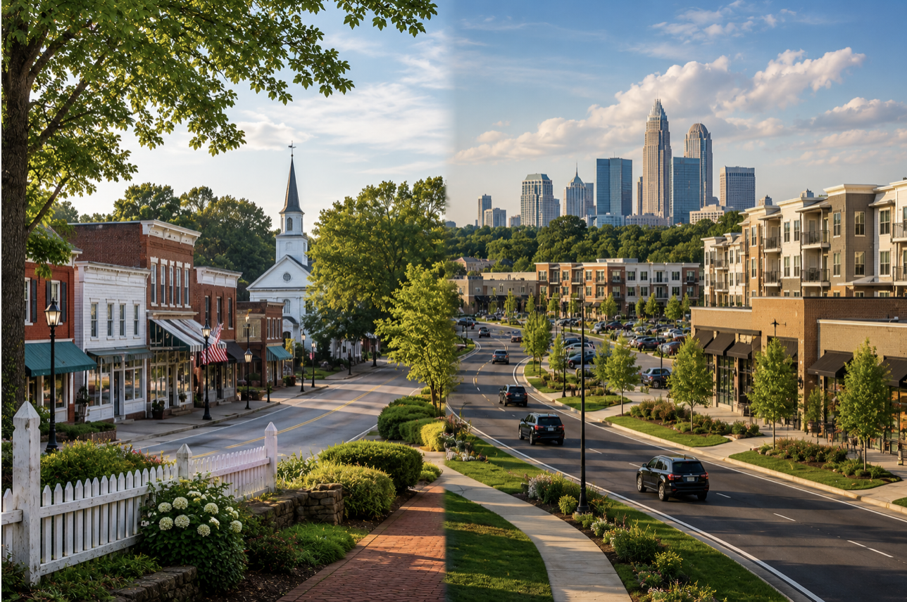 Are Charlotte Suburbs Losing Their Small-Town Feel?