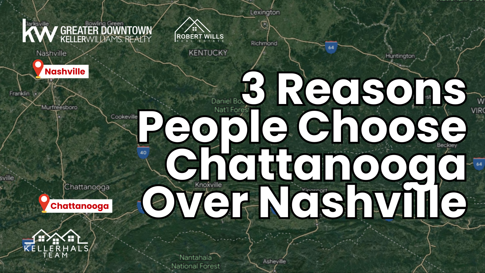 3 Reasons People Choose Chattanooga Over Nashville