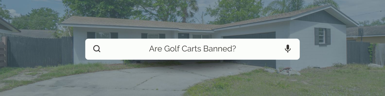 Are Golf Carts Allowed?