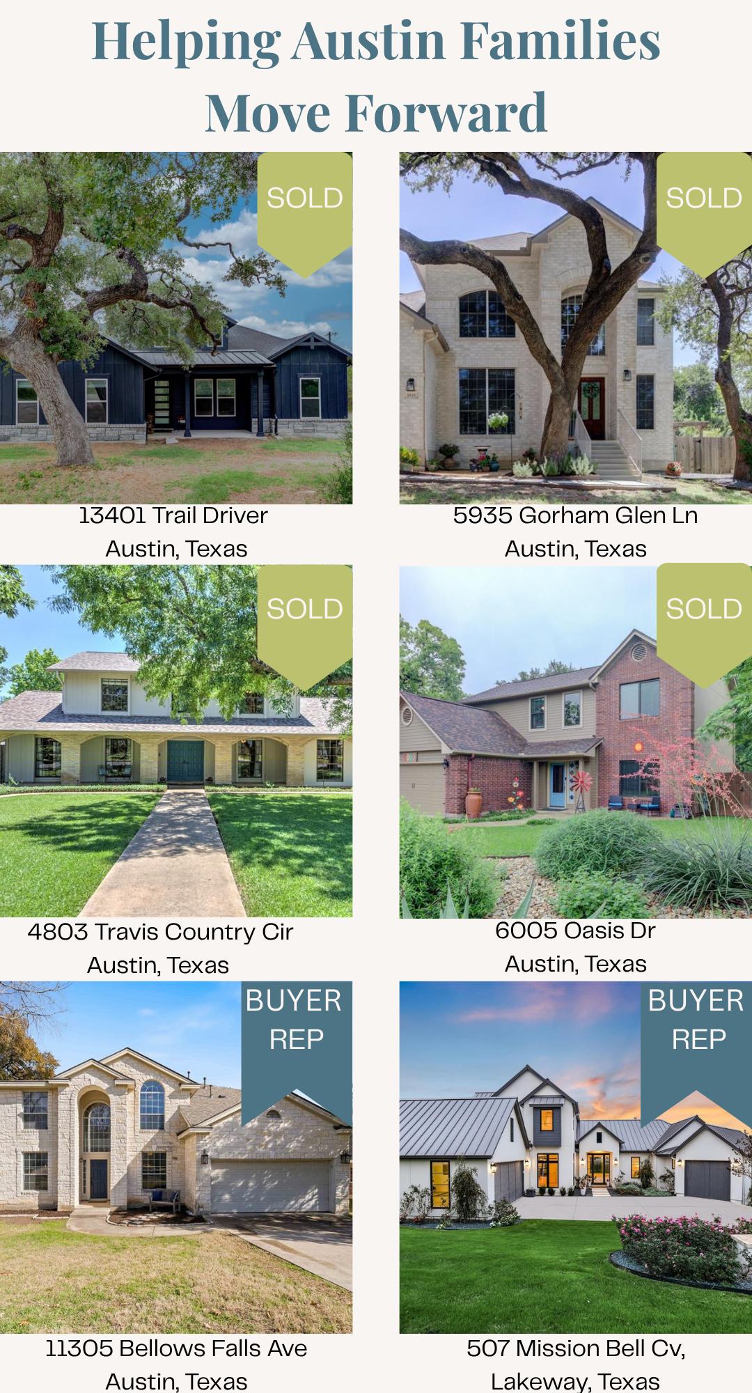 Jenny's Sold Listings