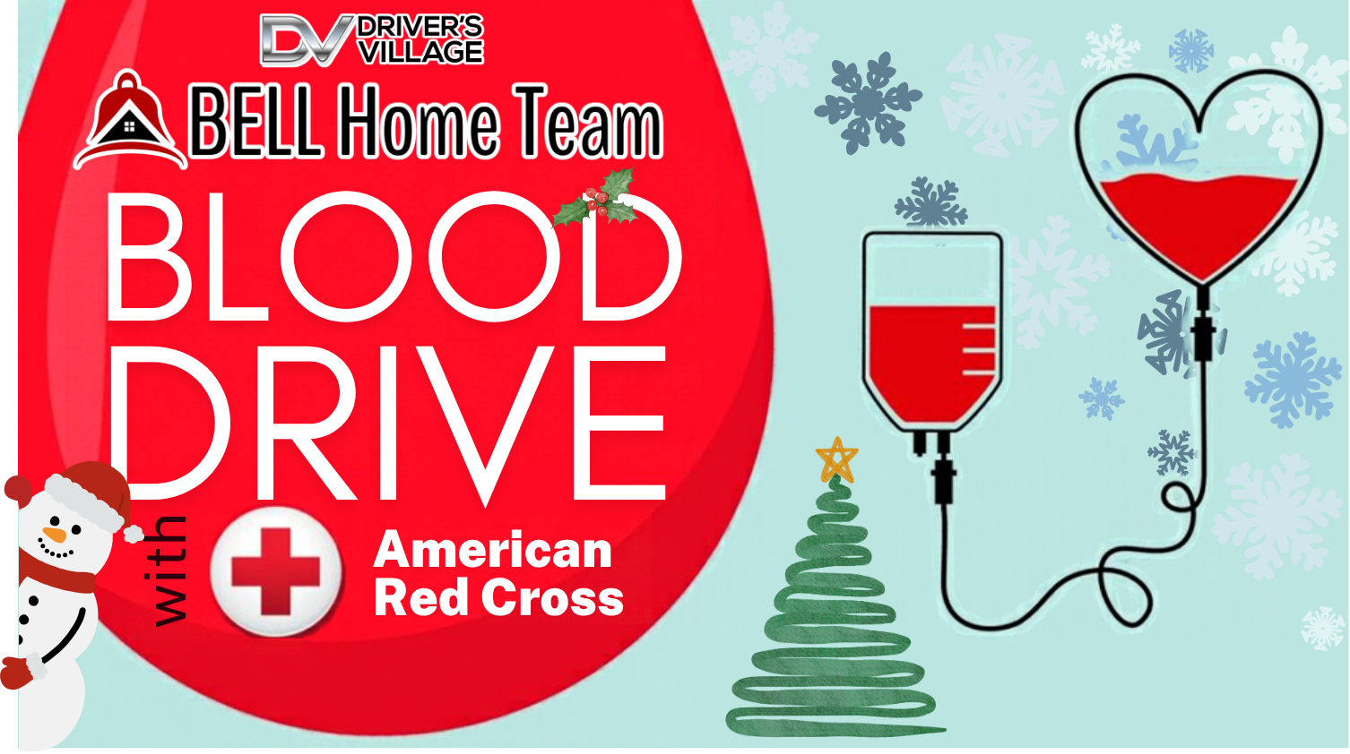 Give the Gift of Life This Holiday Season: Join BELL Home Team's Holiday Blood Drive!