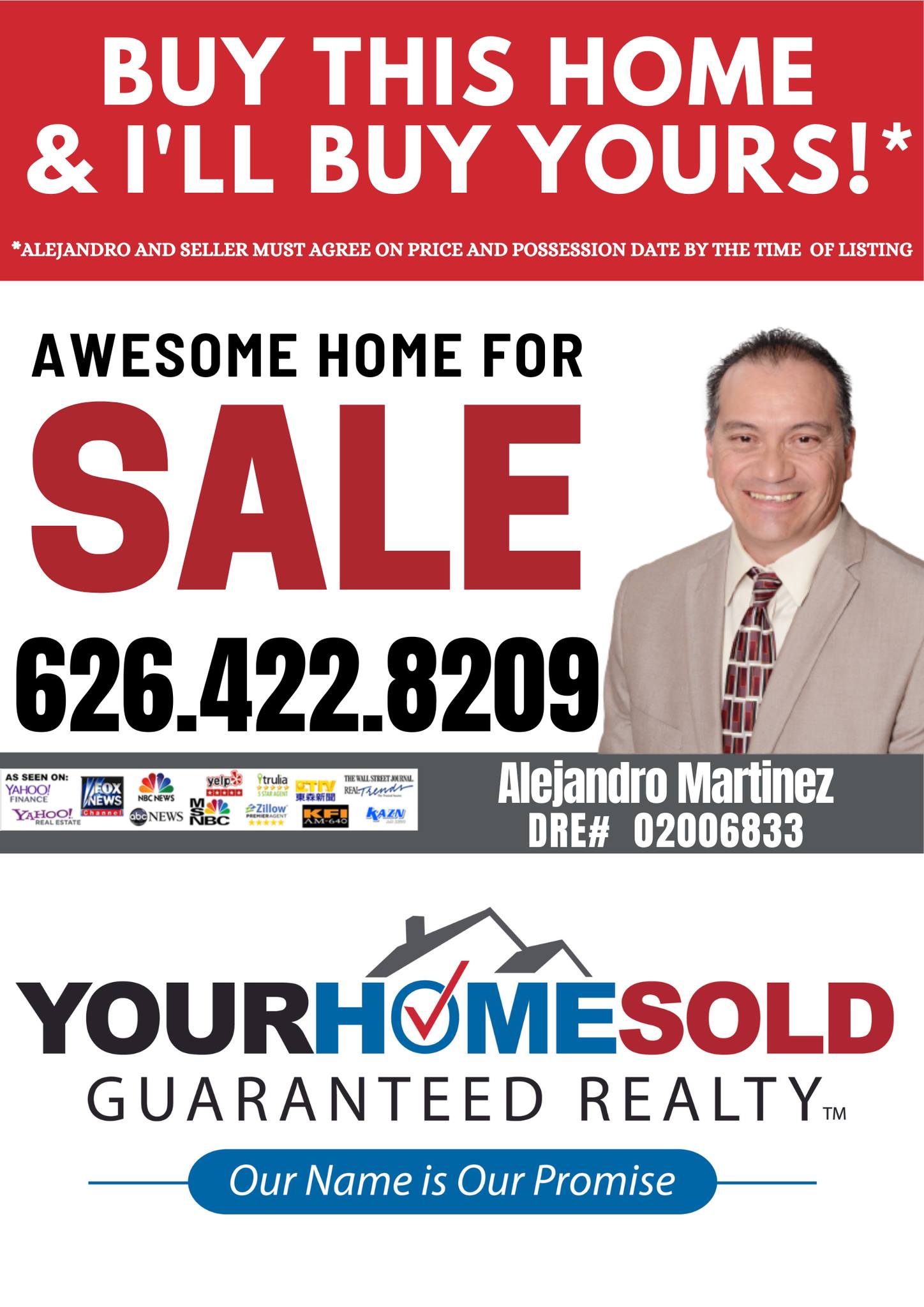 Real Estate Agent Alejandro Martinez Turns His Life Around After Joining Your Home Sold Guaranteed Realty