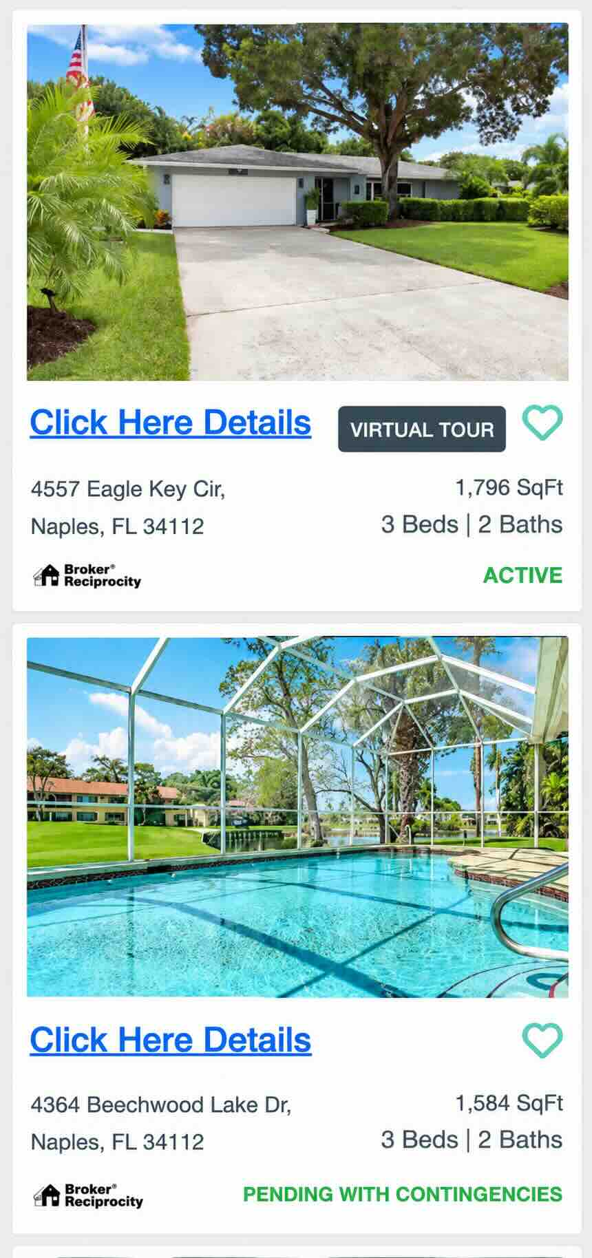 Lakewood Naples FL single-family homes for sale near Downtown Naples
