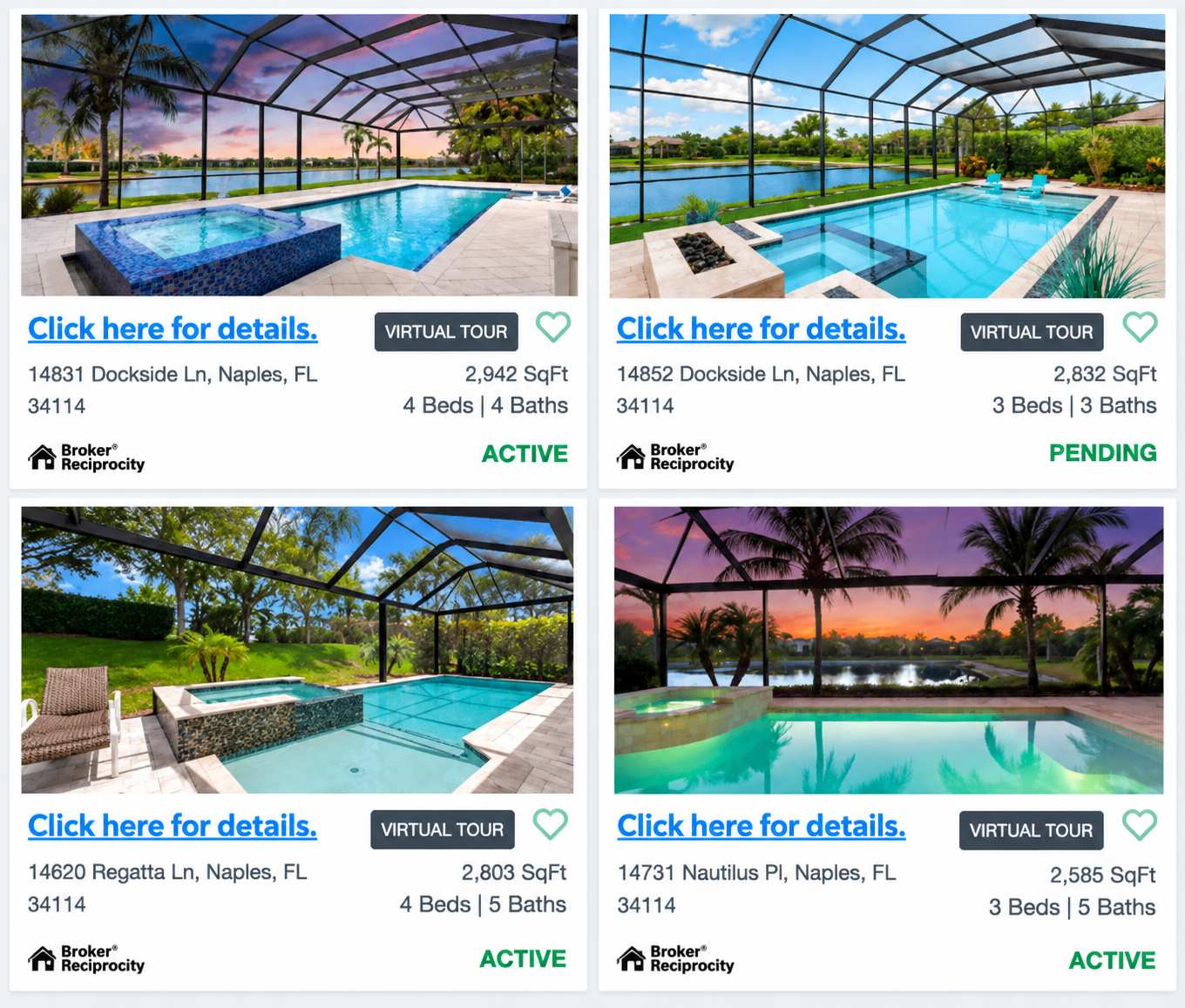 Sutton Cay homes for sale in Naples Reserve Naples Florida