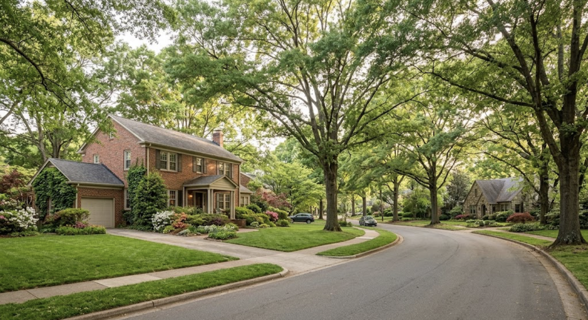 Best Neighborhoods Near Charlotte for Mature Trees and Established Homes