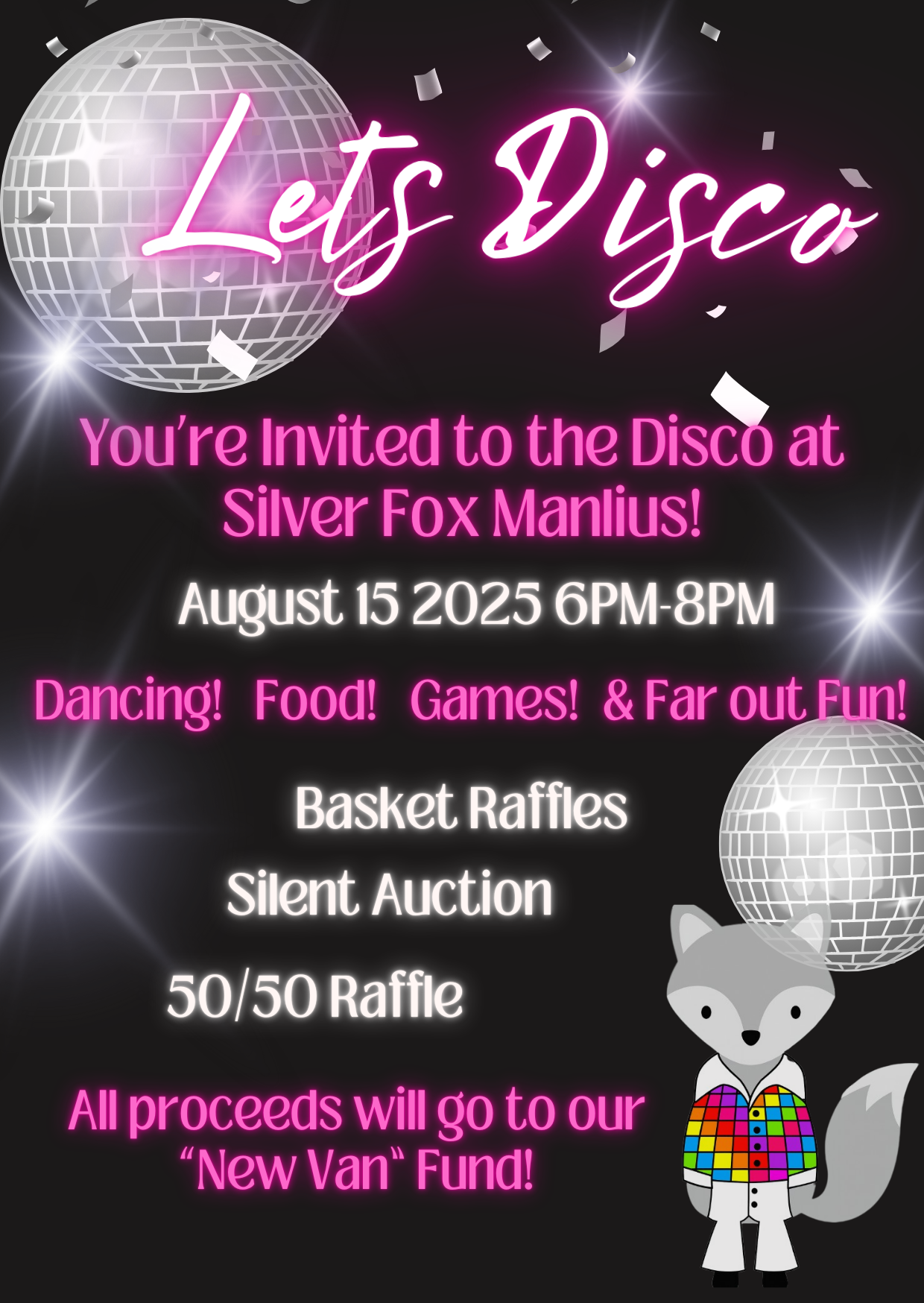 Get Ready to Boogie for a Cause: Silver Fox Disco Night Fundraiser!