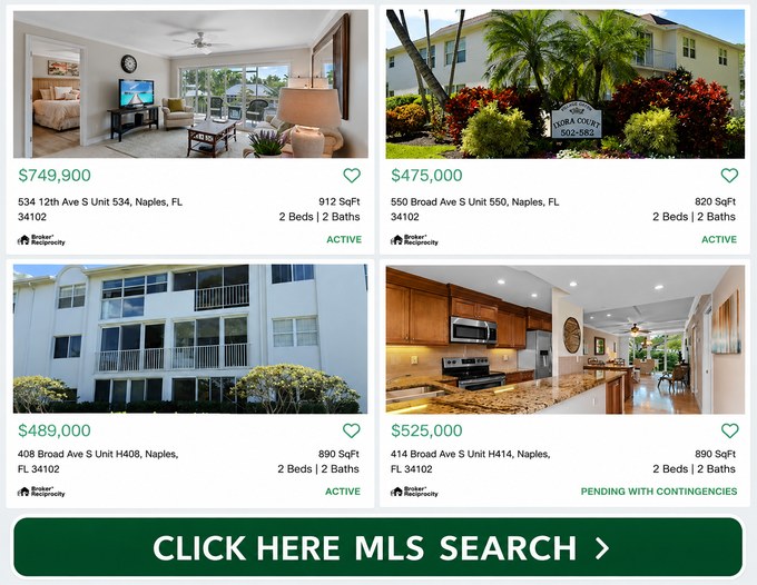 Jasmine Club and Village Green condos for sale in Old Naples Florida MLS property search