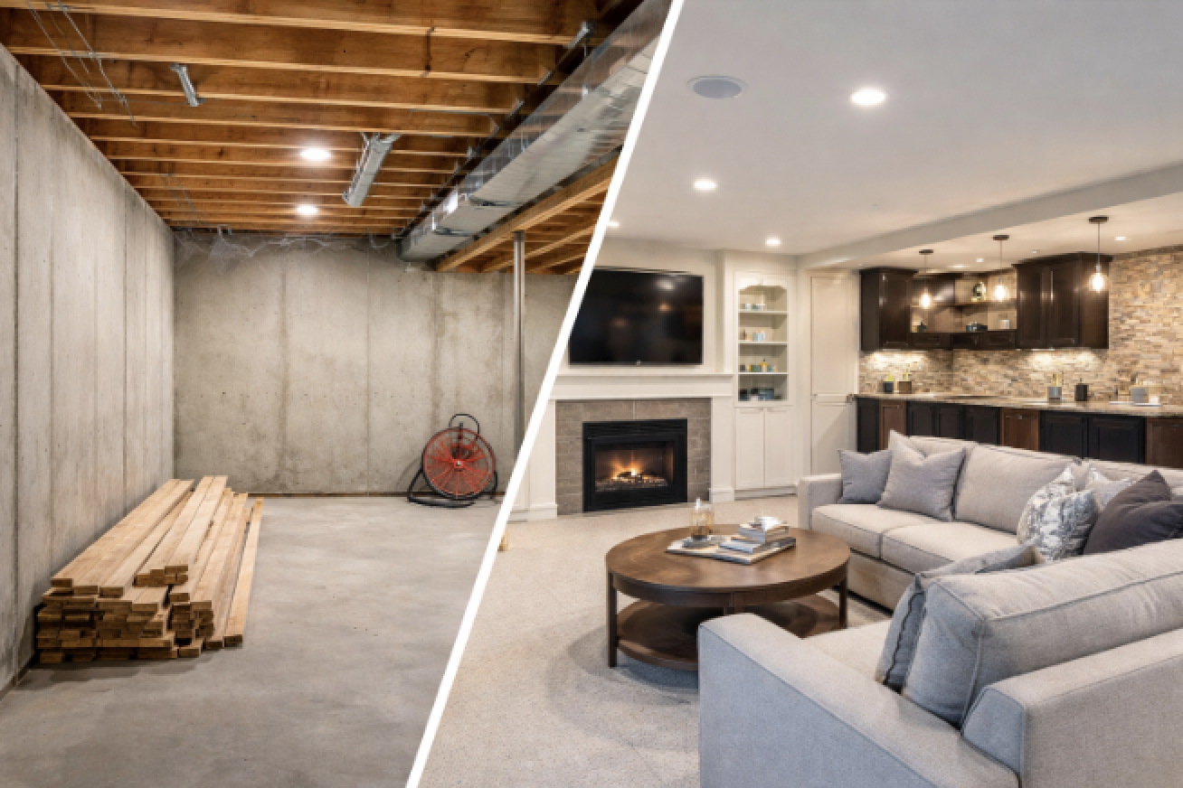 Should You Buy a Home With an Unfinished Basement in the Carolinas?