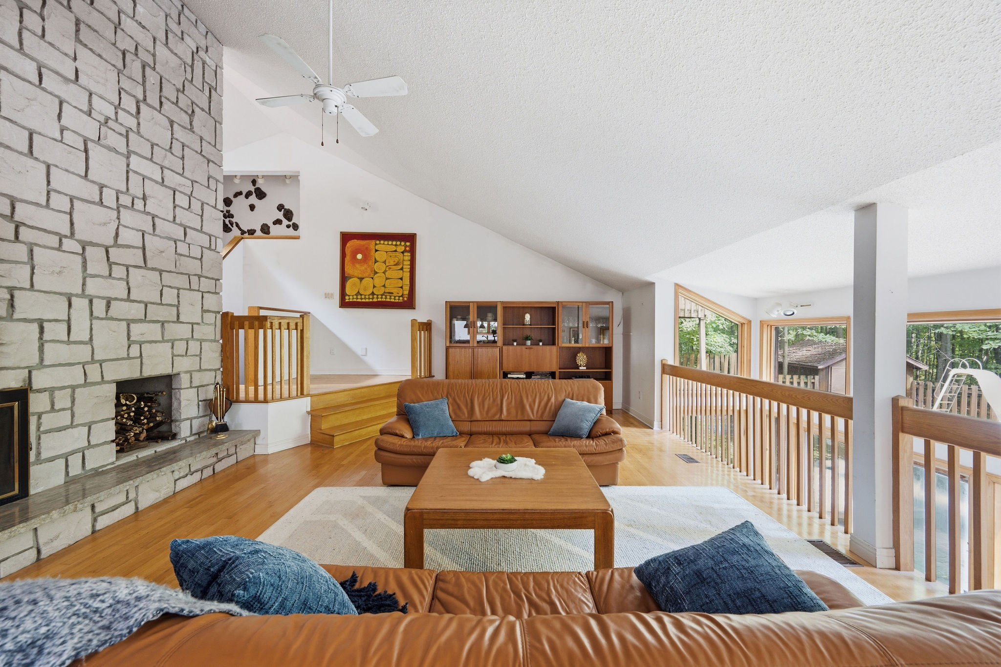 Main living space at 2316 French Hill Road