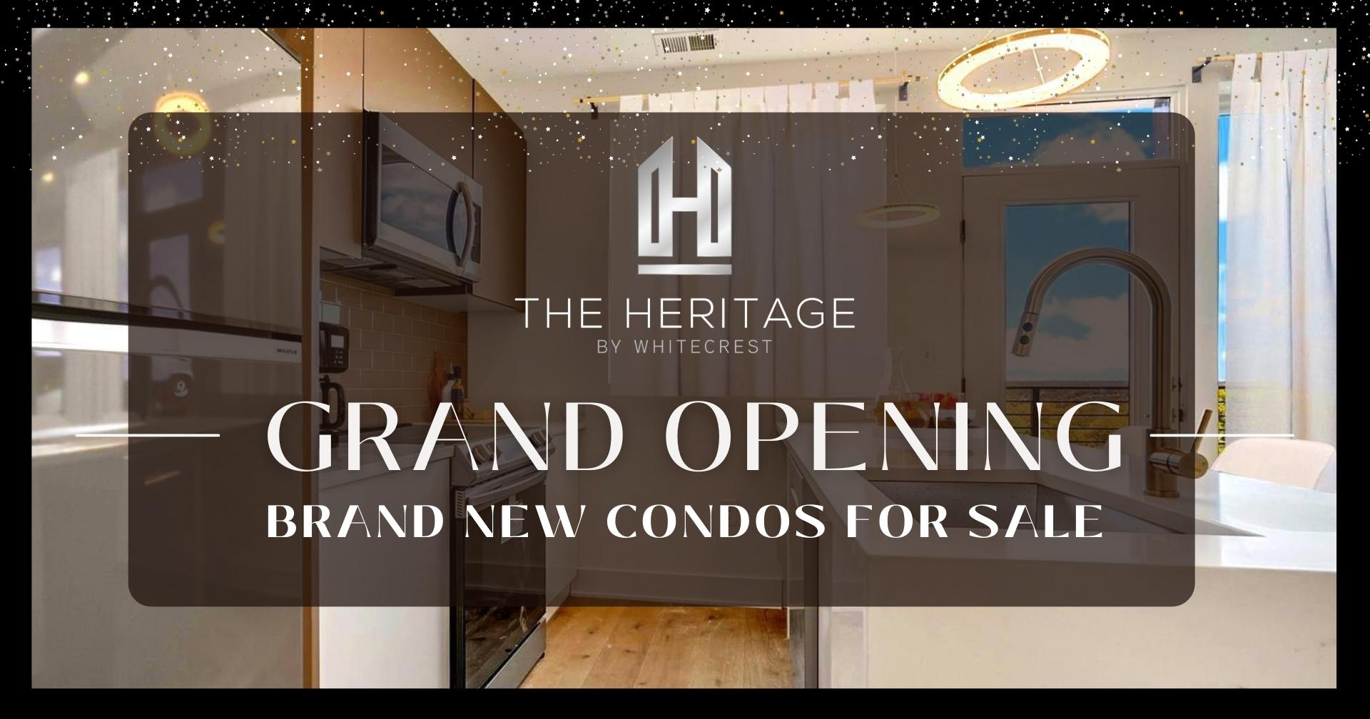 Grand Opening of The Heritage | New Luxury Condos in DC