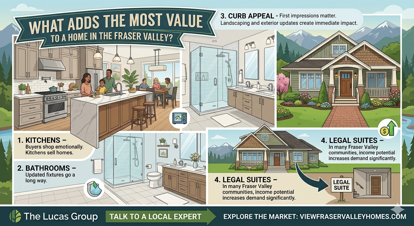 What Adds the Most Value to a Home in the Fraser Valley?