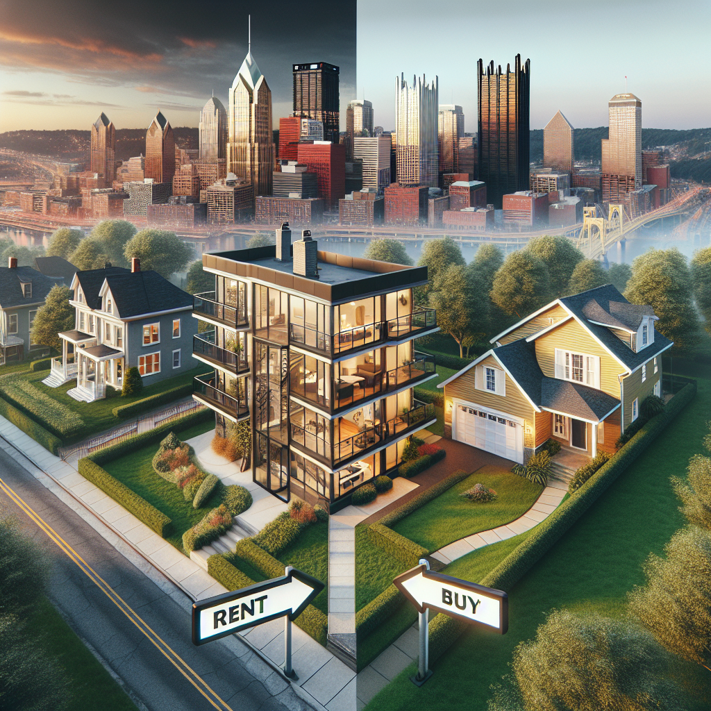 How location in Pittsburgh affects whether you should rent or buy a home.
