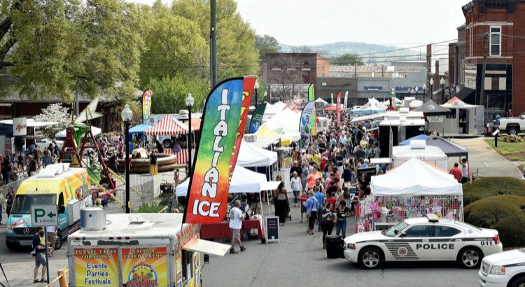 Event in Downtown Cartersville Georgia