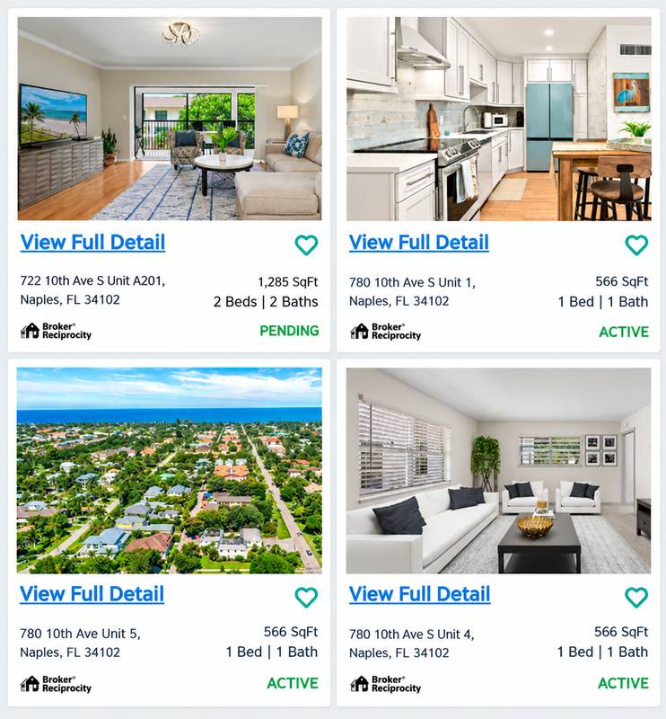 Oxford Court condos for sale in Olde Naples Florida